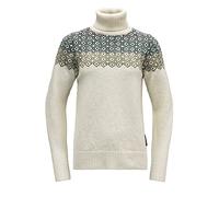 Devold Syvde Wool High Neck - Pull en laine mérinos femme Offwhite XS