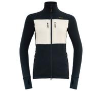 Devold - Women's Egga Grid Merino Jacket - Veste en laine mérinos - L - ink / off-white