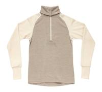 Devold - Women's Expedition Merino Silk Zip - Sous-vêtement mérinos - L - off-white / stone