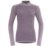 Devold - Women's Kvitegga Cross Neck - Haut en mérinos - S - orchid