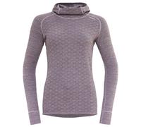 Devold - Women's Kvitegga Hoodie - Haut en mérinos - L - orchid