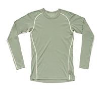 Devold - Women's Lauparen Merino 190 Base Shirt - Sous-vêtement mérinos - L - fog
