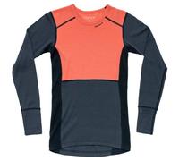 Devold - Women's Lauparen Merino 190 Shirt - Sous-vêtement mérinos - L - coral / night / ink