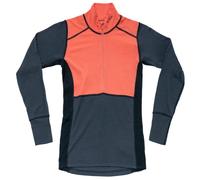 Devold - Women's Lauparen Merino 190 Zip Neck - Sous-vêtement mérinos - M - coral / night / ink
