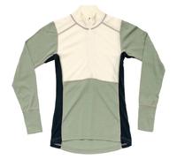 Devold - Women's Lauparen Merino 190 Zip Neck - Sous-vêtement mérinos - S - raw white / fog / ink