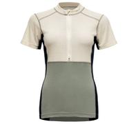Devold - Women's Lauparen Merino 190 Zip Tee - Sous-vêtement mérinos - S - raw white / fog / ink