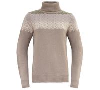 Devold - Women's Syvde Wool High Neck - Pull en laine - M - stone
