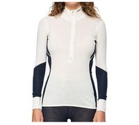 Devold - Women's Wool Mesh 190 Zip Neck - Sous-vêtement mérinos - M - ink / offwhite