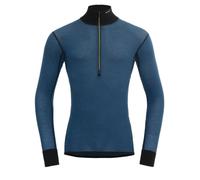 Devold - Wool Mesh 190 Zip Neck - Maillot thermique laine mérinos homme Flood / Caviar - XL