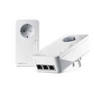 devolo Adaptateur LAN Powerline 8549, triple kit de démarrage Magic 2 LAN - jusqu'à 2400 Mbps, connexion LAN 3x Gigabit idéale pour les jeux, home office, dLAN 2.0, blanc