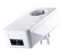 devolo Adaptateur LAN Powerline dLAN 550 Duo+ - Jusqu'à 500 Mbit/s, Adaptateur Powerlan, Prise LAN, 2 Ports LAN, Blanc
