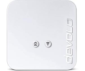 Devolo dLAN 550 WiFi Adaptateur Powerlan (500 Mbit/s, complément, 1 x Port LAN, Power Line WiFi, répéteur WiFi, amplificateur, Range+, WiFi)