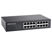 devolo Commutateur Ethernet Gigabit 7235 – 16 ports – non géré – 1 000 Mbit/s – Noir