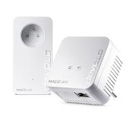 devolo Magic 1 Wifi 4 (n) Mini Starter Kit : 2x Adaptateurs CPL WiFi (1200 Mbits, 2x Ports Fast Ethernet), idéal télétravail, gaming, streaming, prise française