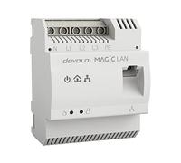 Devolo Magic 2 LAN DIN rail : Adaptateur de Rail Powerline pour une Répartition Optimale de l'Internet, Internet Haut Débit Depuis la Boîte de Distribution, Technologie G.hnn 8550