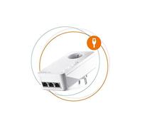 Devolo Magic 2 LAN triple Ethernet/LAN Blanc