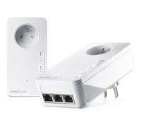 devolo Magic 2 LAN triple - Starter Kit - pont 1GbE, HomeGrid - Branchement mural