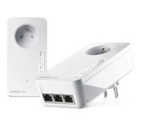 devolo Magic 2 LAN triple - Starter Kit - pont - - 1GbE, HomeGrid - Branchement mural