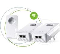 devolo Magic 2 WiFi Next Multiroom Kit, Adaptateur Wi-FI Powerline - jusqu'à 2400 Mbit/s, Prise Wi-FI, 4 Ports Gigabit LAN 2.0, avec Wi-FI, Blanc