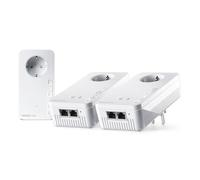 Devolo Magic 2 WiFi next - Kit 3 adaptateurs CPL G.HN 2400 Mbit/s, WiFi 1200 Mbit/s, 5x Gigabit