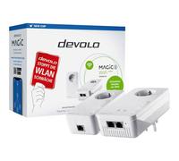 Devolo Magic 2 Wifi Next - Starter Kit - Bridge 1gbe, Homegrid - WI-Fi 5 - DuaL-Band - An Wandsteckdose Anschlie?bar (08614)