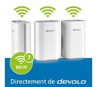 devolo WiFi 7 Mesh BE6500 3-Pack Système Wi-Fi maillé haut débit