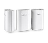 devolo WiFi 7 Mesh BE9300 Tri-Band 3-Pack, Le système Wi-FI Mesh pour Les réseaux domestiques High-Speed, amplificateur WiFi, Jusqu’à 9.300 Mbit/s, connectivité LAN 2,5 Gbit/s, Blanc