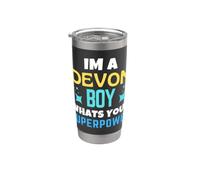 Devon Boy Quel est votre super pouvoir Devon Day Gobelet isotherme en acier inoxydable double paroi