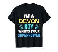 Devon Boy Quel est Votre Super Pouvoir Devon Day T-Shirt Graphique avec Valeur