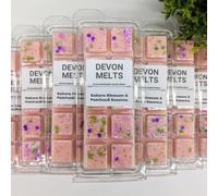 Devon Melts - Essence de fleur de Sakura et de patchouli - 100 % cire de soja hautement parfumée