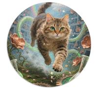 Devon Rex 1000 Pieces Jigsaw Puzzles for Adults Educhational Games Stress Relieving Entertainment Cultivate The Spirit of Teamwork for Men, Women, Elders, Seniors 1000pcs (67.5x67.5cm)