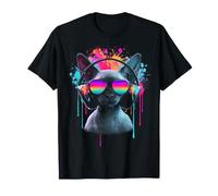 Devon Rex Cat Dad Lunettes de Soleil Motif Casque T-Shirt