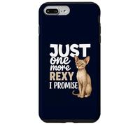 Devon Rex Cat Lover Just One More Rexy I Promise propriétaire d'animal de Compagnie Coque pour iPhone 7 Plus/8 Plus