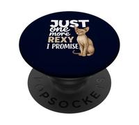 Devon Rex Cat Lover Just One More Rexy I Promise propriétaire d'animal de Compagnie PopSockets PopGrip Adhésif