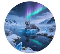 Devon Rex, Puzzle Circulaire 1000 Pièces Enrichi DePet Chat, pour Esprit Curieux Et Aimant Les Défis Visuels 1000pcs (67.5x67.5cm)