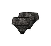 Devoted by Zizzi String 'Lazalea' noir, Taille 9XL