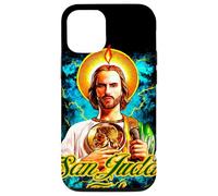 Devotees of Saint Jude Thaddeus San Judas Tadeo Portrait Coque pour iPhone 12/12 Pro
