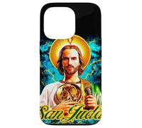 Devotees of Saint Jude Thaddeus San Judas Tadeo Portrait Coque pour iPhone 13 Pro