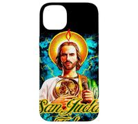 Devotees of Saint Jude Thaddeus San Judas Tadeo Portrait Coque pour iPhone 14 Plus