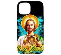 Devotees of Saint Jude Thaddeus San Judas Tadeo Portrait Coque pour iPhone 15