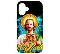 Devotees of Saint Jude Thaddeus San Judas Tadeo Portrait Coque pour iPhone 16