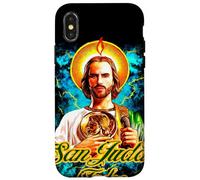 Devotees of Saint Jude Thaddeus San Judas Tadeo Portrait Coque pour iPhone X/XS