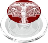 Dévotion au sang le plus précieux de Jésus-Christ catholique PopSockets PopGrip pour MagSafe