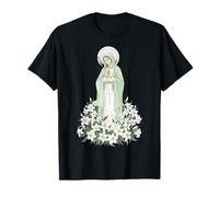 Dévotion catholique de la Vierge Marie Lily T-Shirt