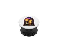 Dévotion d'art mosaïque sacrée de lys de résurrection Vide PopSockets PopGrip Adhésif