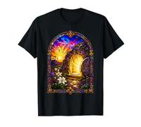 Dévotion d'art mosaïque sacrée de lys de résurrection Vide T-Shirt