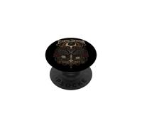 Dévotion Éternelle : Cygnes Romantiques sous la Lune PopSockets PopGrip Adhésif