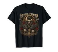 Dévotion Éternelle : Cygnes Romantiques sous la Lune T-Shirt
