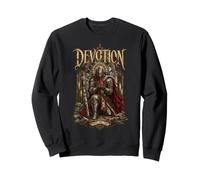 Dévotion jusqu'à la Fin : Art Gothique de Chevalier Sweatshirt