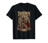 Dévotion jusqu'à la Fin : Art Gothique de Chevalier T-Shirt